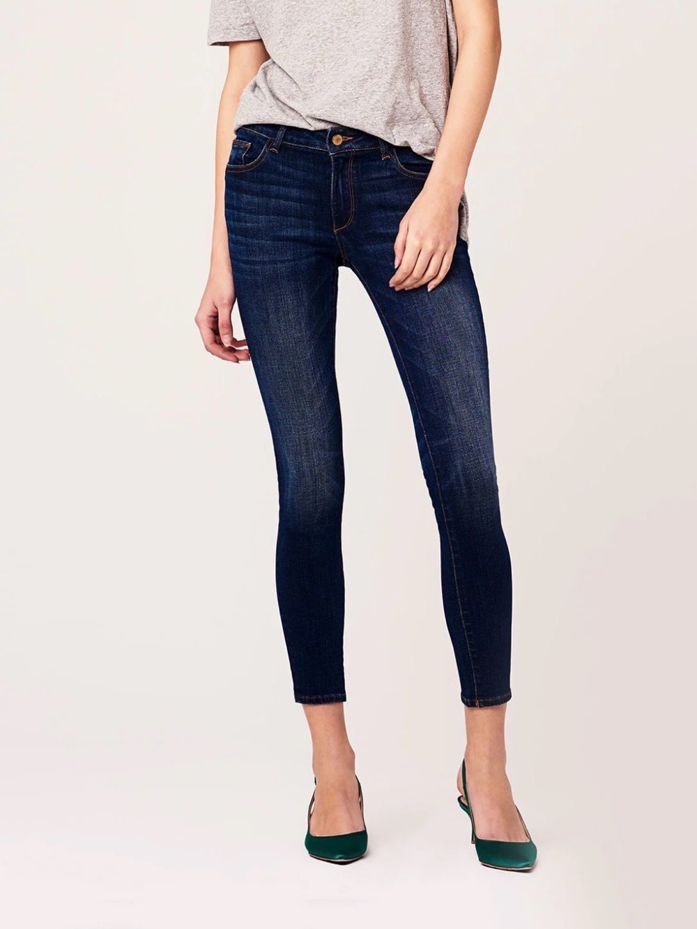 DL1961 Emma Low Rise Skinny Jeans Sulton Wash Size 26